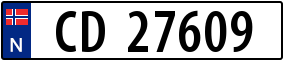 Truck License Plate